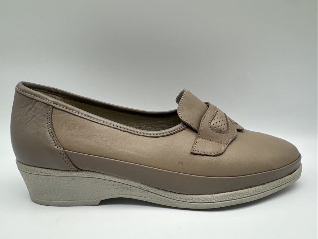 Genenger Damen Halbschuh Größe 7 Leder Luftpolster