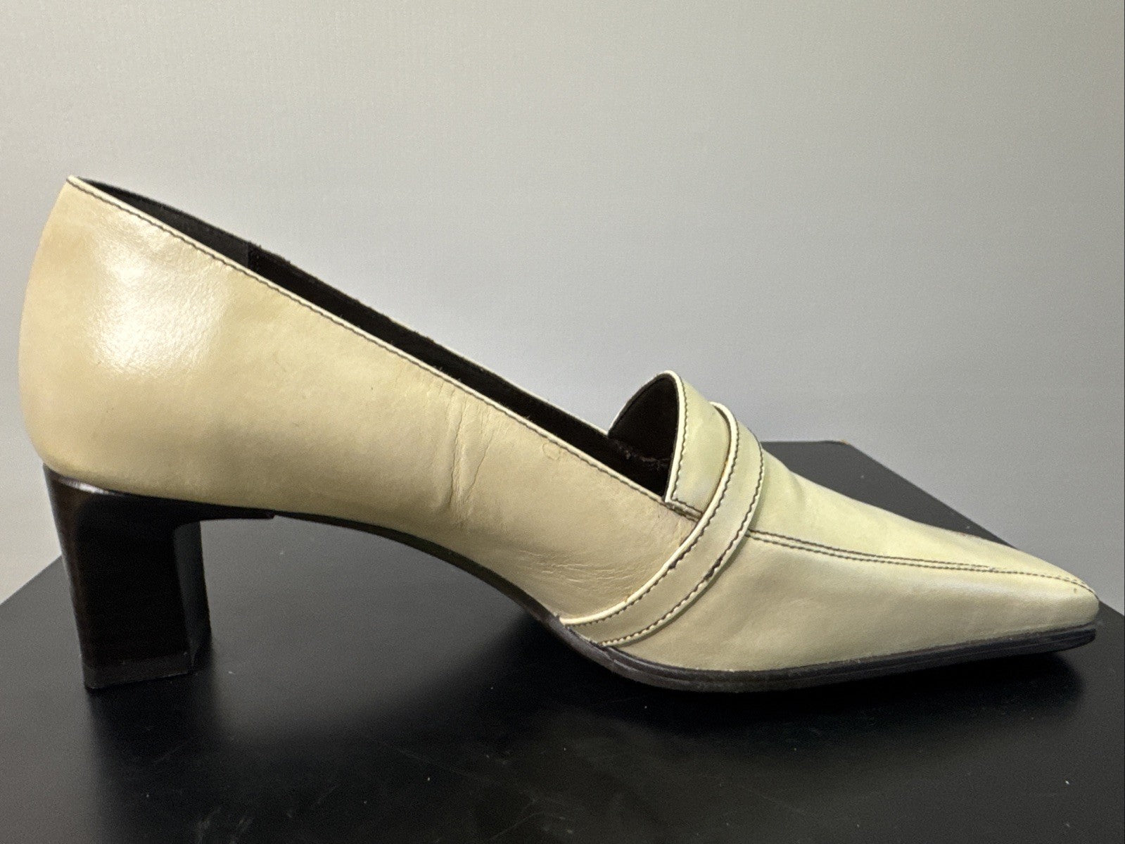 E Allora Pumps Gr. 41 Leder Damen Absatzschuh 