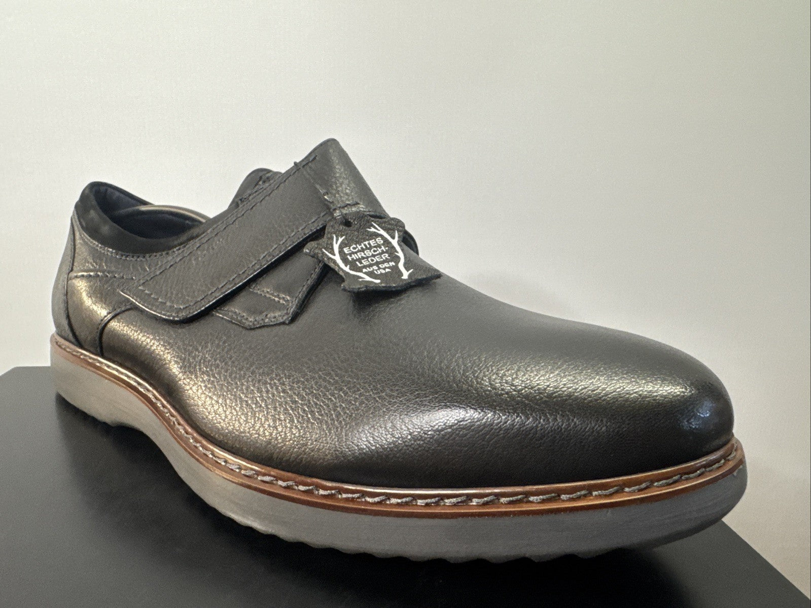 Sioux Herrenschuh Gr. 14 Leder Schwarz Uras-701-K
