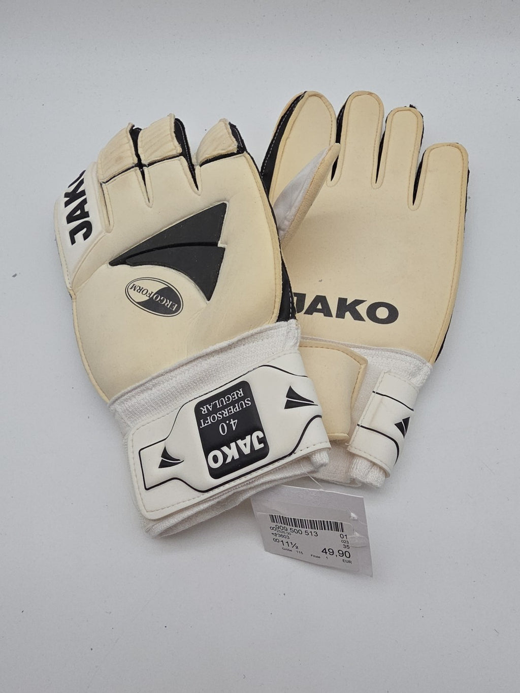 JAKO Torwarthandschuhe ERGO Form 4.5 Hard Ground Duo-Tec Gr. 11,5
