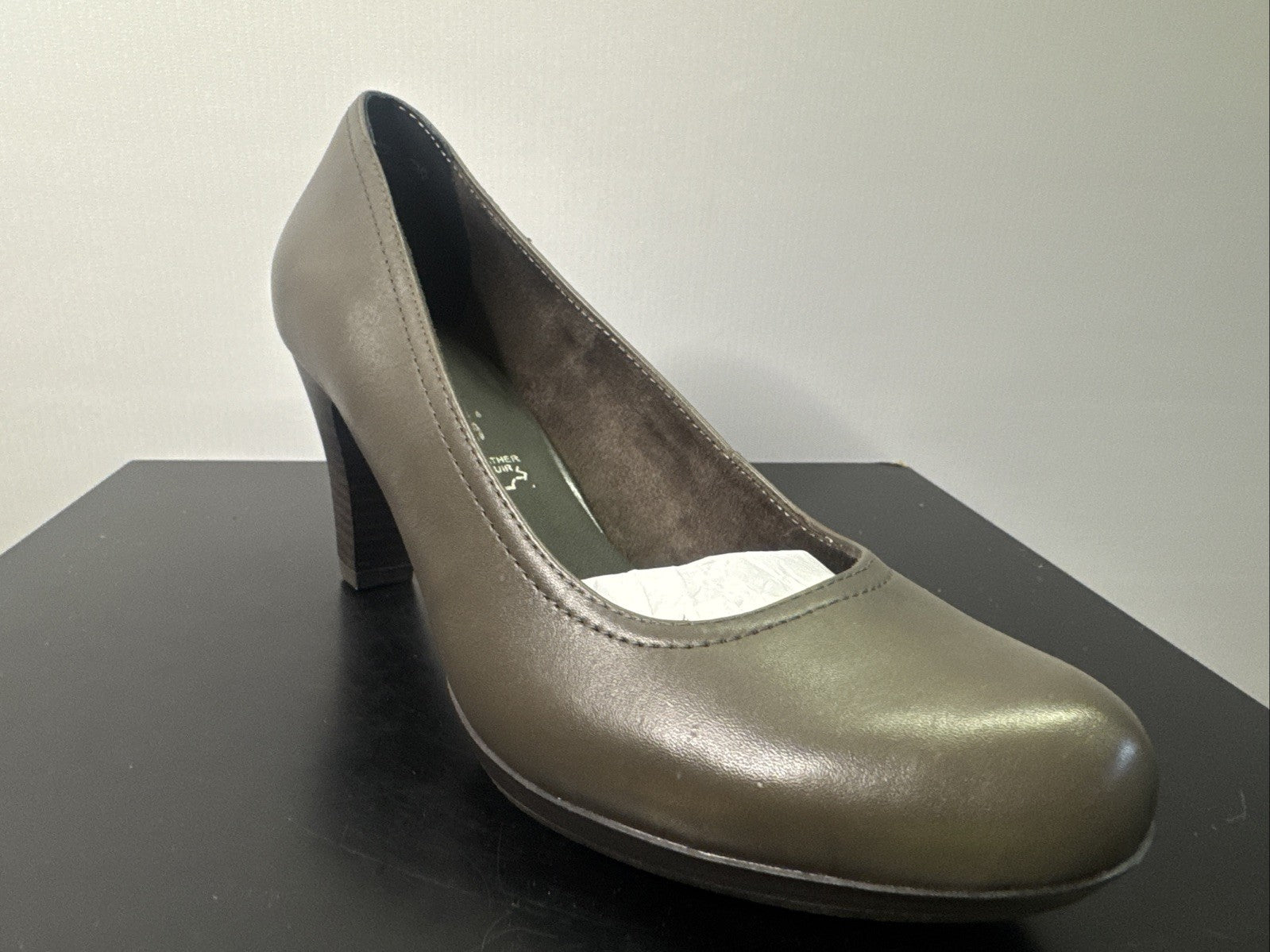 Tamaris Pumps Gr. 39 Damen Braun Leder 