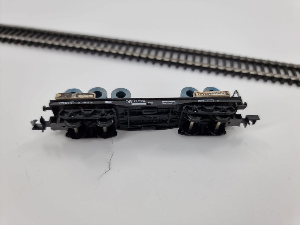 Arnold N Bausatz Schwerlastwagen "Thyssenstahl" mit Ladung 