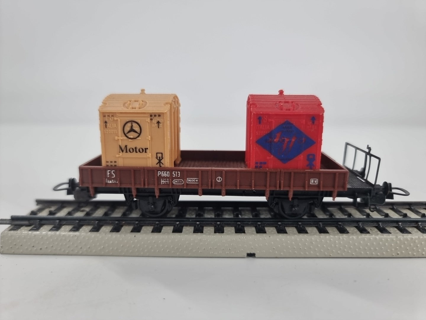 Lima H0 Niederbordwagen "FS Italia" mit Ladung 660 513 