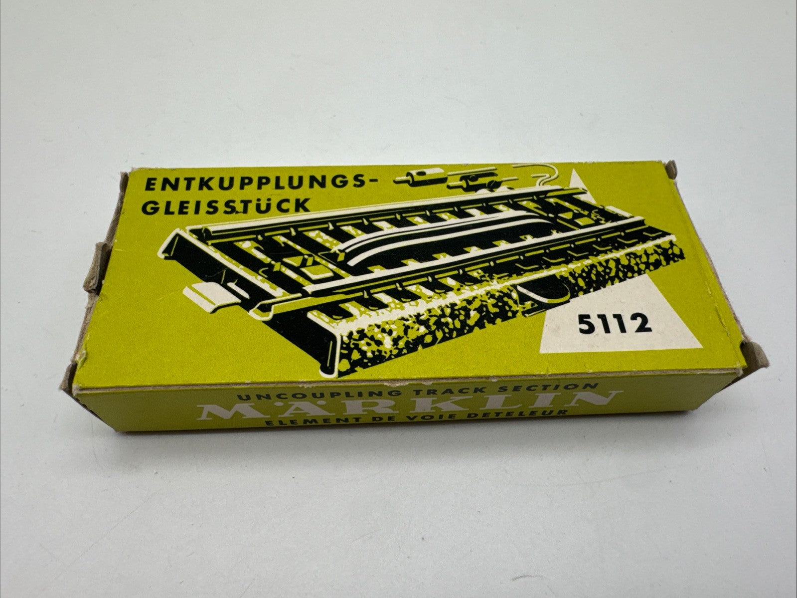 MÄRKLIN H0 5112 elektr. Entkupplungsgleis in OVP
