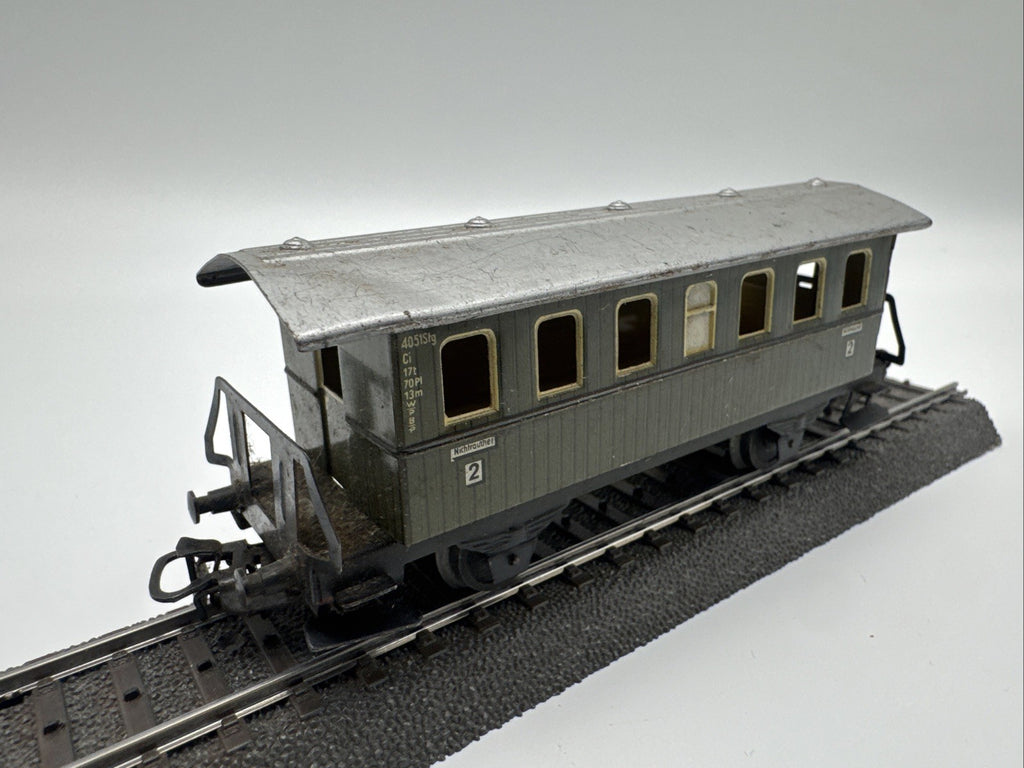 MÄRKLIN H0 4040 Personenwagen 4051 Stg Ci 2.Klasse Donnerbüchse BLECH
