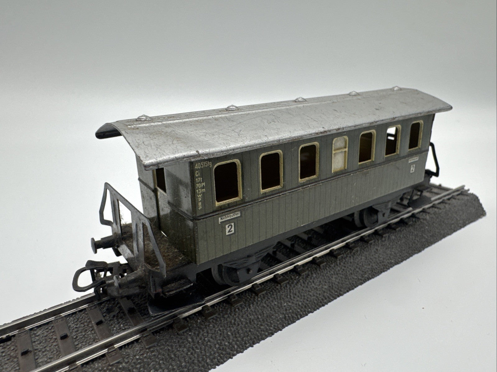 MÄRKLIN H0 4040 Personenwagen 4051 Stg Ci 2.Klasse Donnerbüchse BLECH