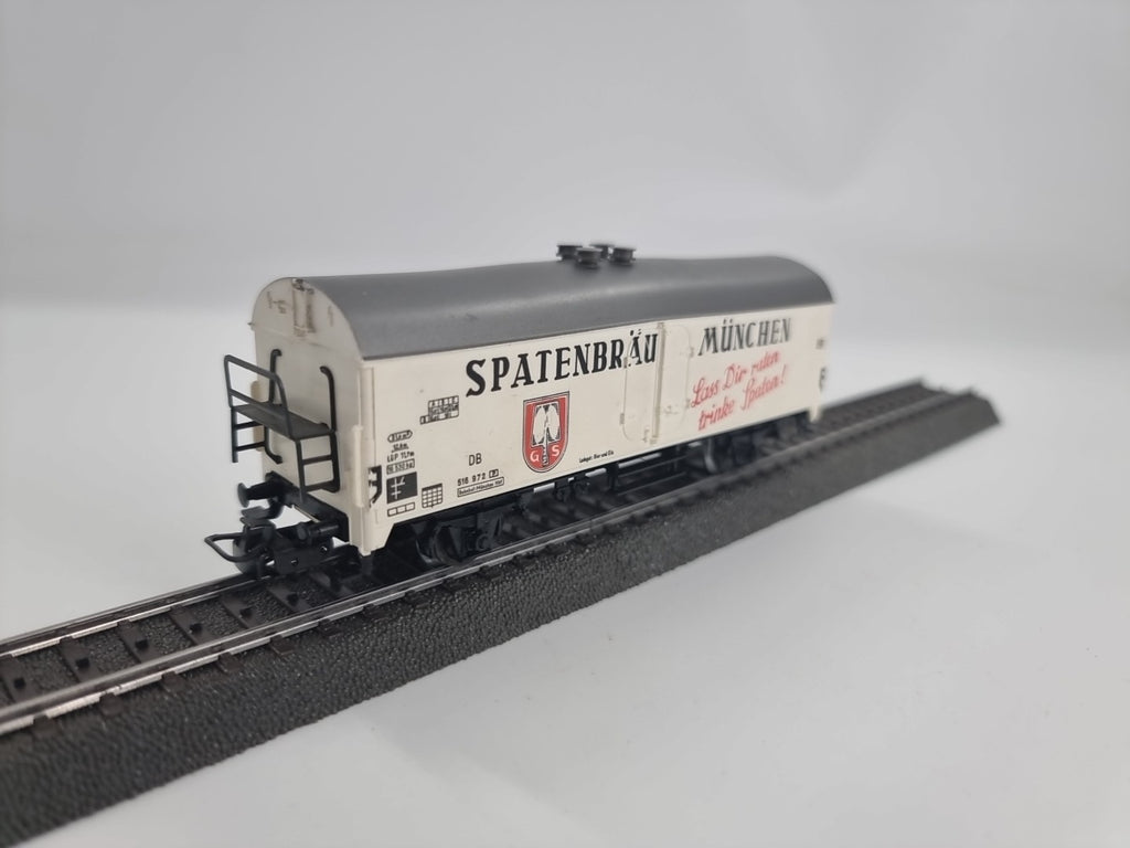 Märklin Bierwagen mit Brh Spatenbräu München weiß DB