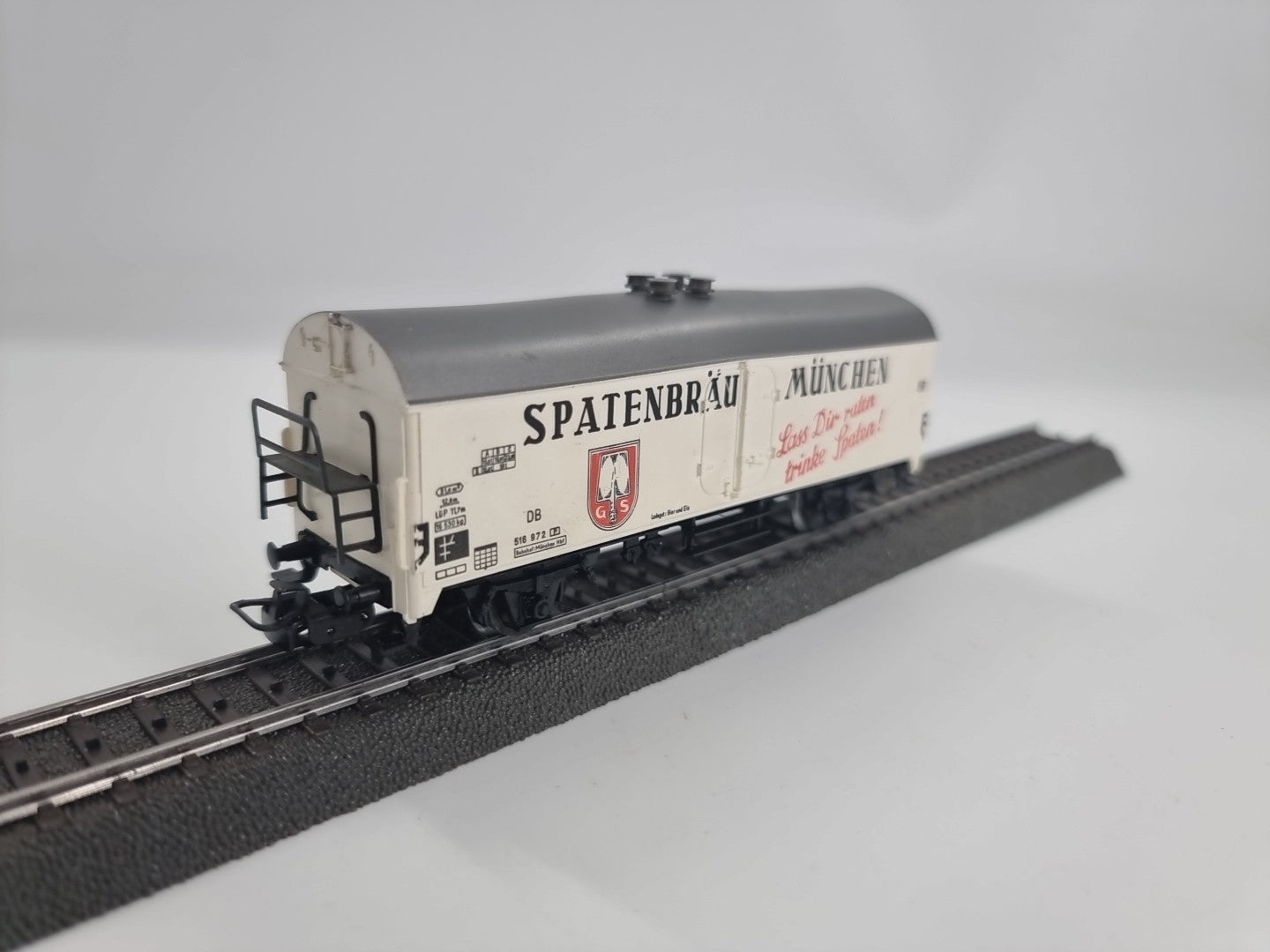 Märklin Bierwagen mit Brh Spatenbräu München weiß DB