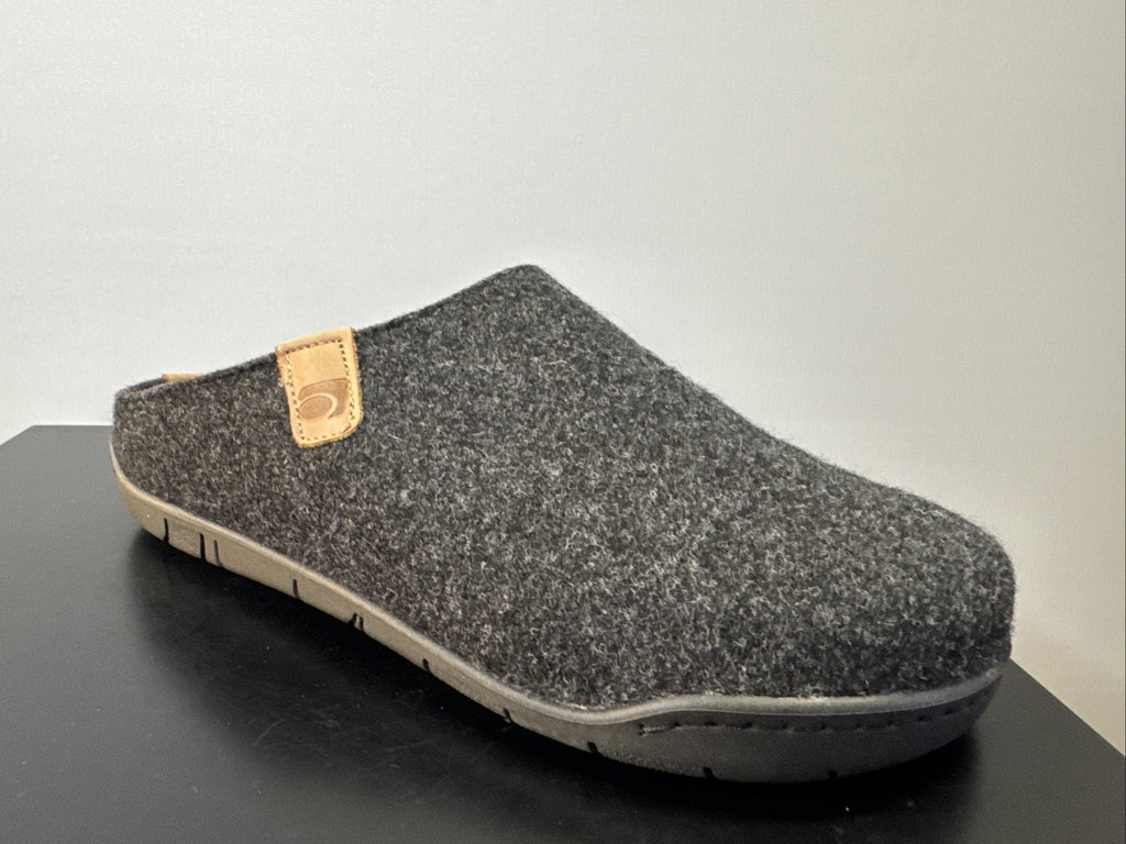Rohde Herren Filz Pantolette Gr. 40 Anthrazit Pantoffel 6650
