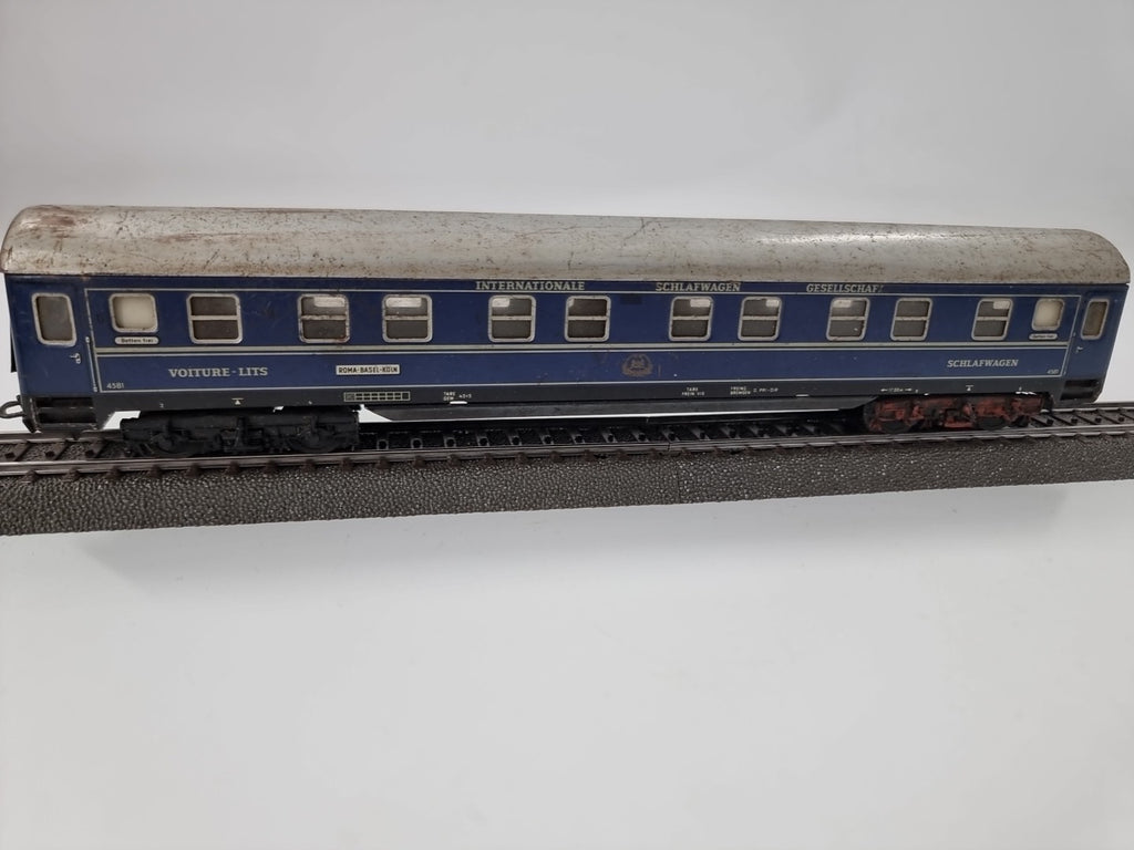 Märklin H0 4029 intern. Schlafwagen / Roma-Basel-Köln 