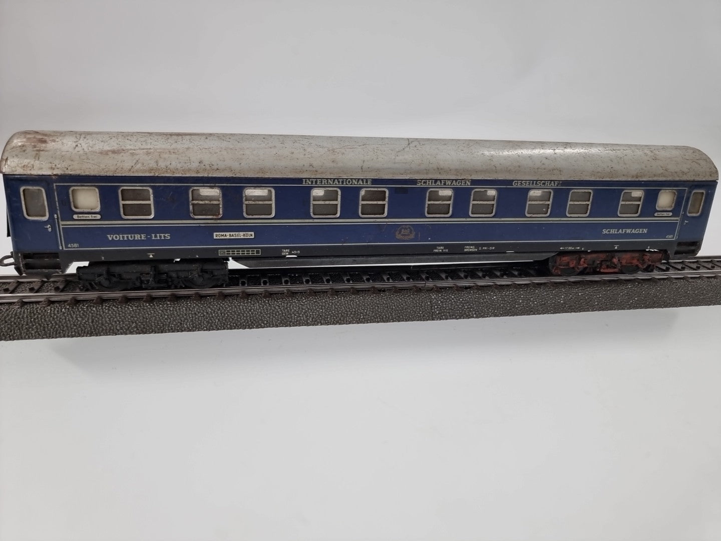 Märklin H0 4029 intern. Schlafwagen / Roma-Basel-Köln 