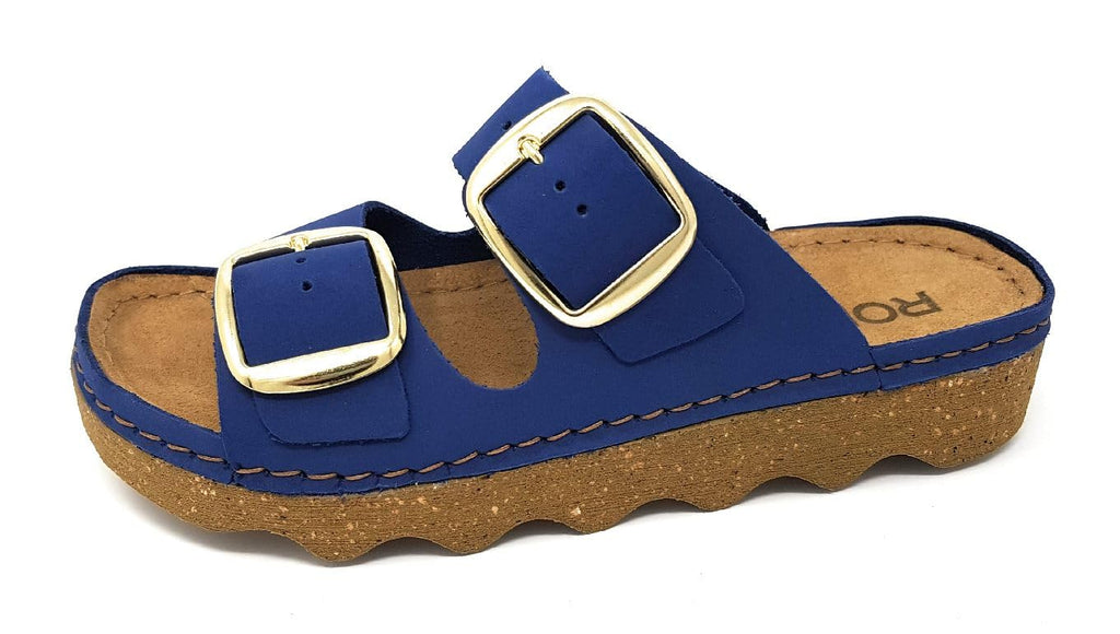Rohde Damen Pantoletten Sandalen Easys Pantolette Nubukleder Gemütlich Puschen Uni easys Pantolette Damen grün, 36 EU