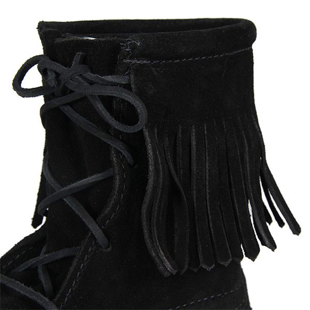 Minnetonka Damen Mokassin Black, Größe:37