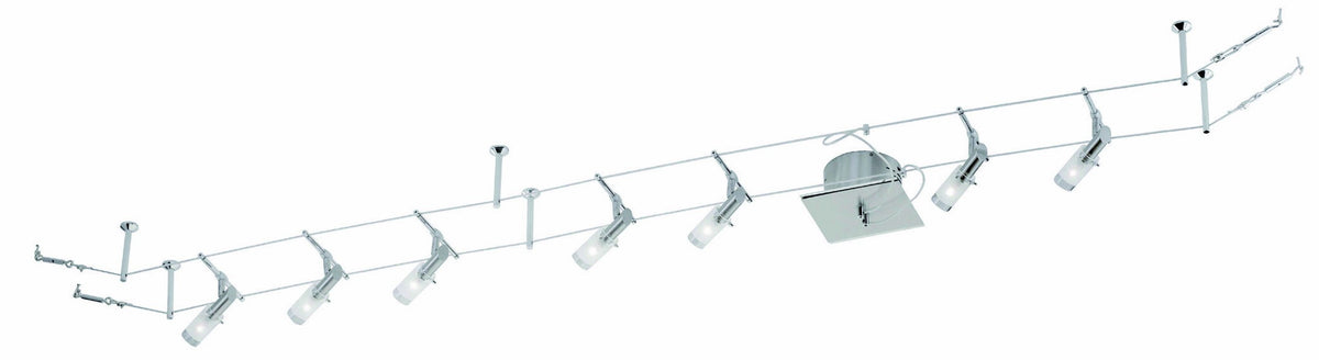 Fischer Leuchten Seilsystem, 7-flammig Halogen 10787