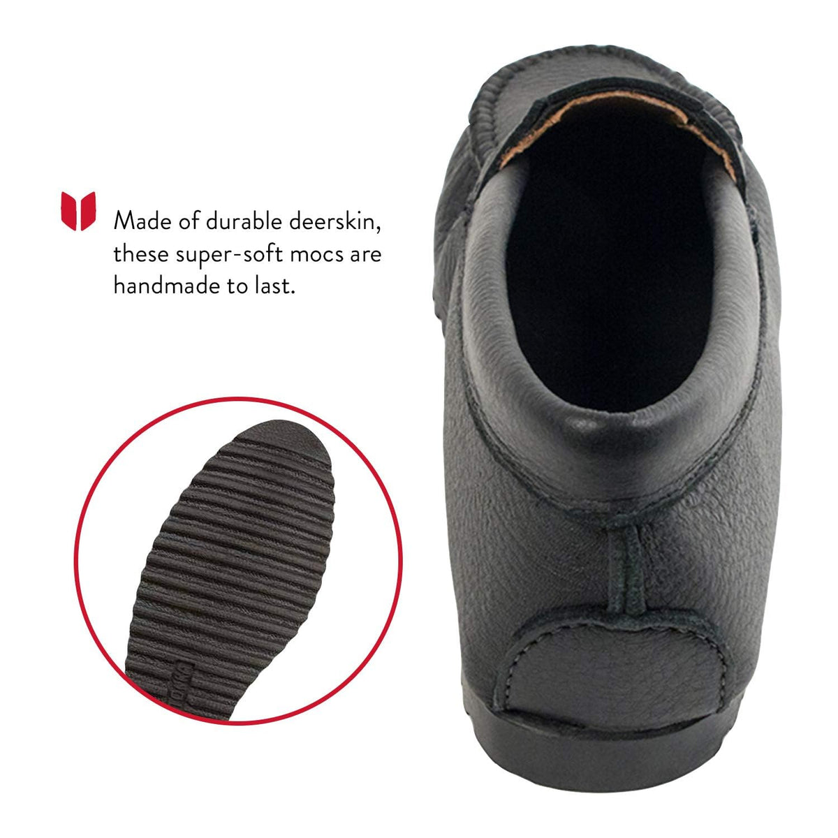 Minnetonka Deerskin Soft-T 67 Damen Mokassins