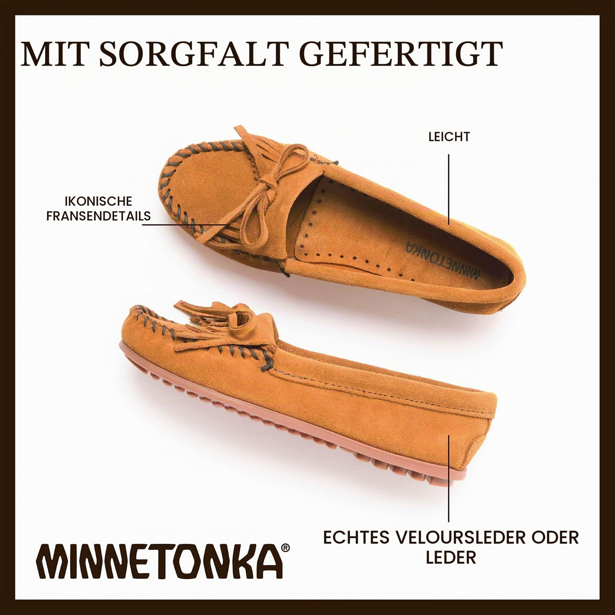 Minnetonka Damen 403 Mokassins