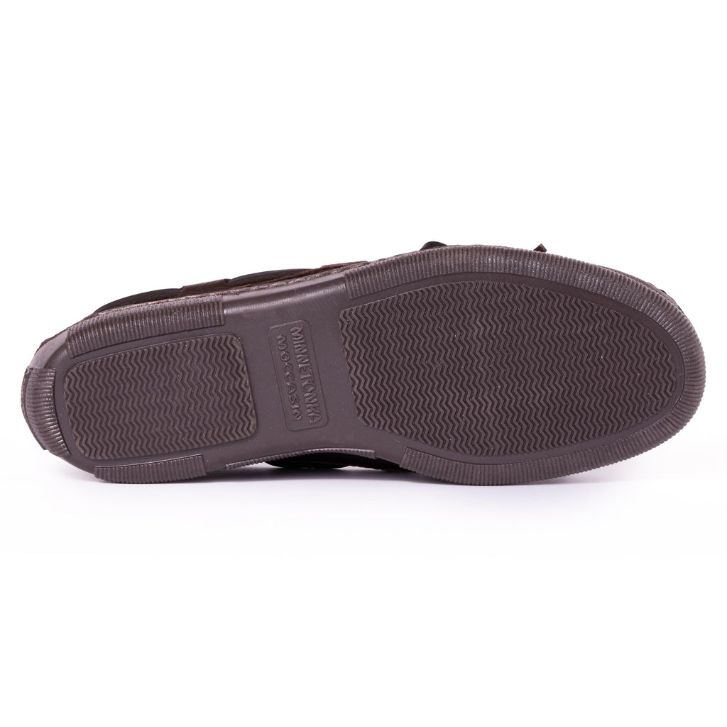 Minnetonka Herren 890 Moosehide Classic Mokassins, Schokoladenbraun, 41 1/3 EU