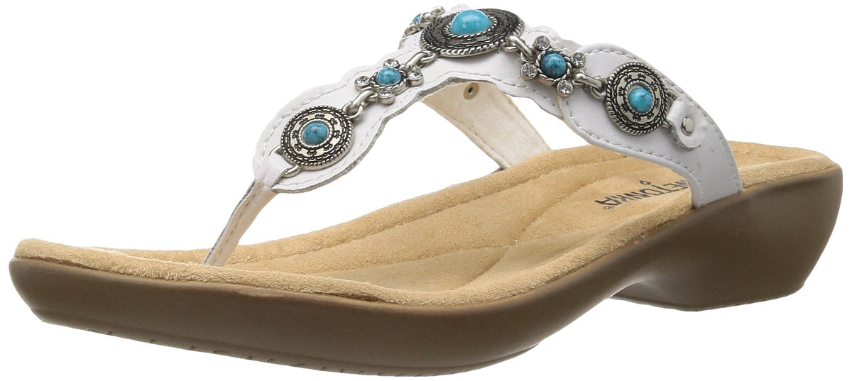 Minnetonka Damen Boca Thong Sandalen