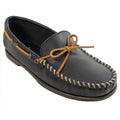 Minnetonka Men's Classic Camp Moccasin,Black,8.5 W US
