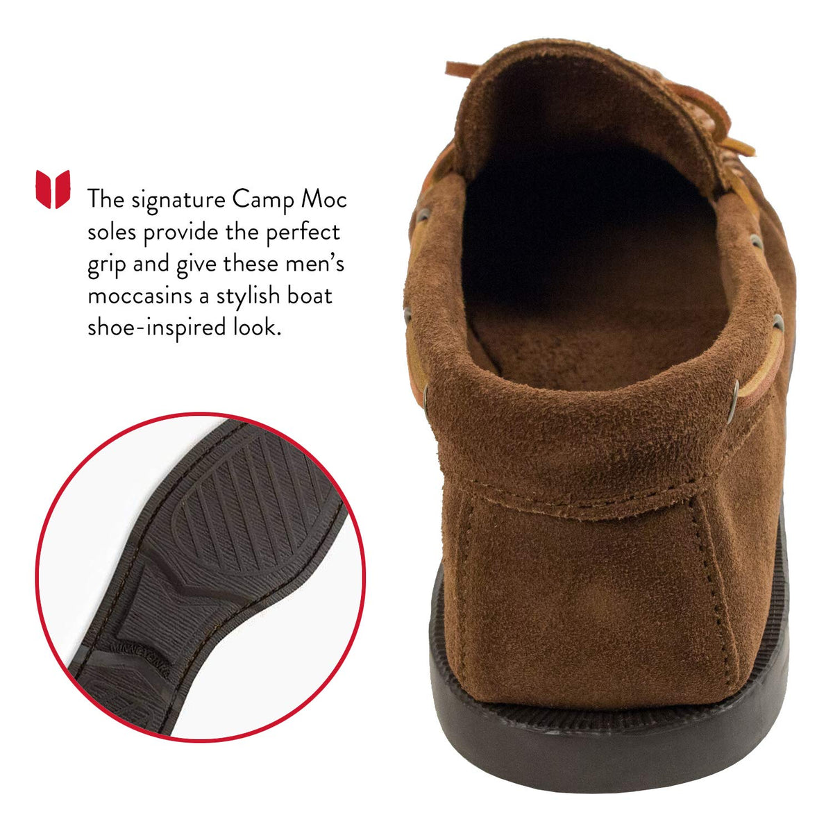 Minnetonka Camp Moc 747 Herren Mokkassins