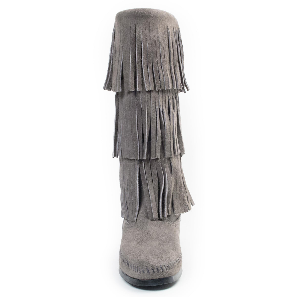 Minnetonka 3-Layer Fringe Boot Damen Langschaft Mokassin Boots