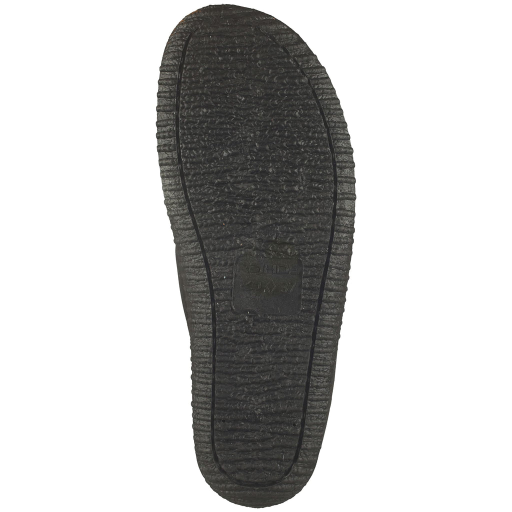 Rohde Soltau-40 - Damen Pantolette aus Velour-Leder