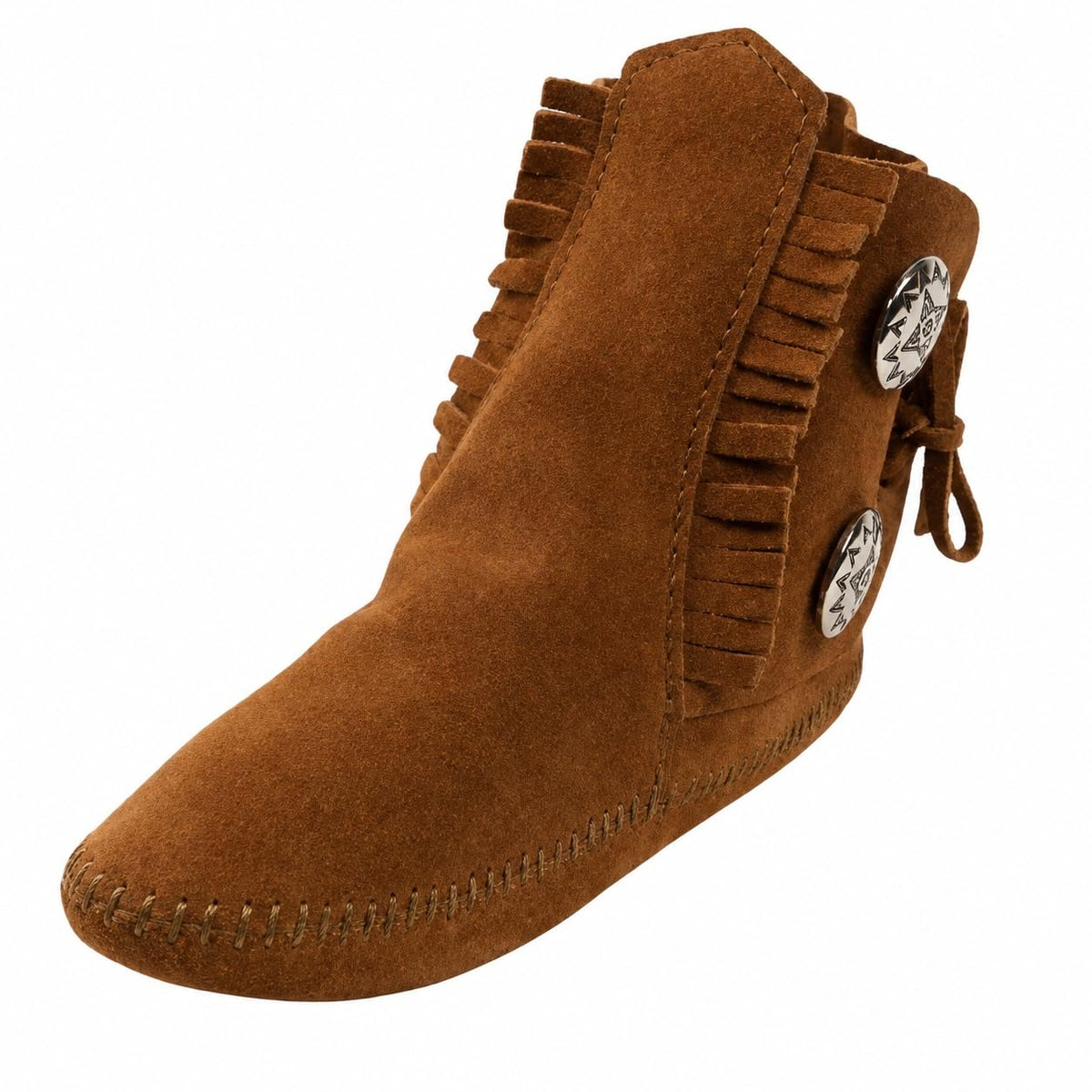 Minnetonka Women's 2 Button Hardsole Boot