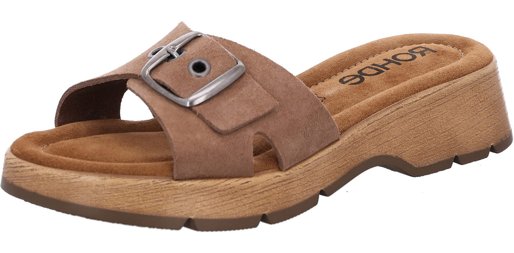 Rohde Damen Clogs Pantoletten Keilabsatz Licata 6260