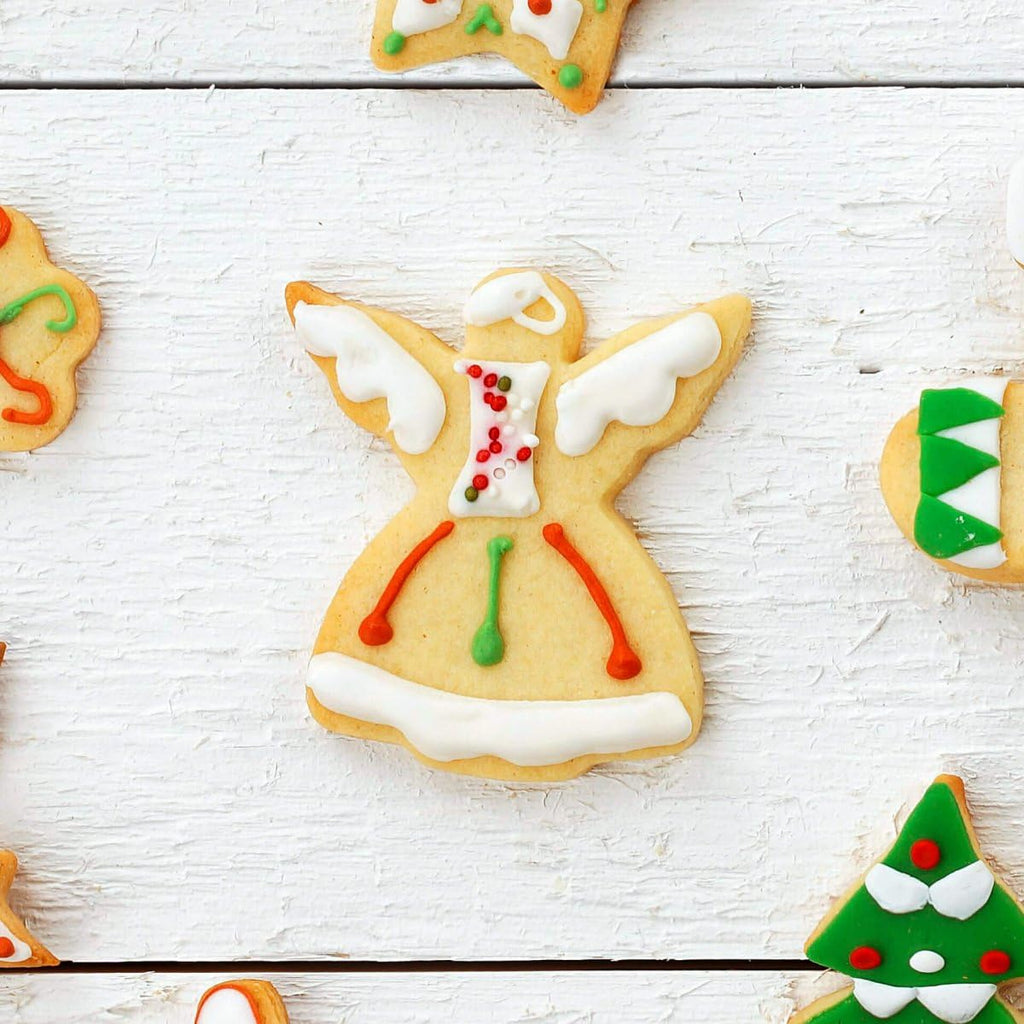 Zenker Ausstecher Engel Patisserie, Weihnachtsausstecher für Plätzchen, Ausstechform für Kekse und Fondant, hochwertiger Keksausstecher, Küchenhelfer aus Weißblech, Farbe: silber