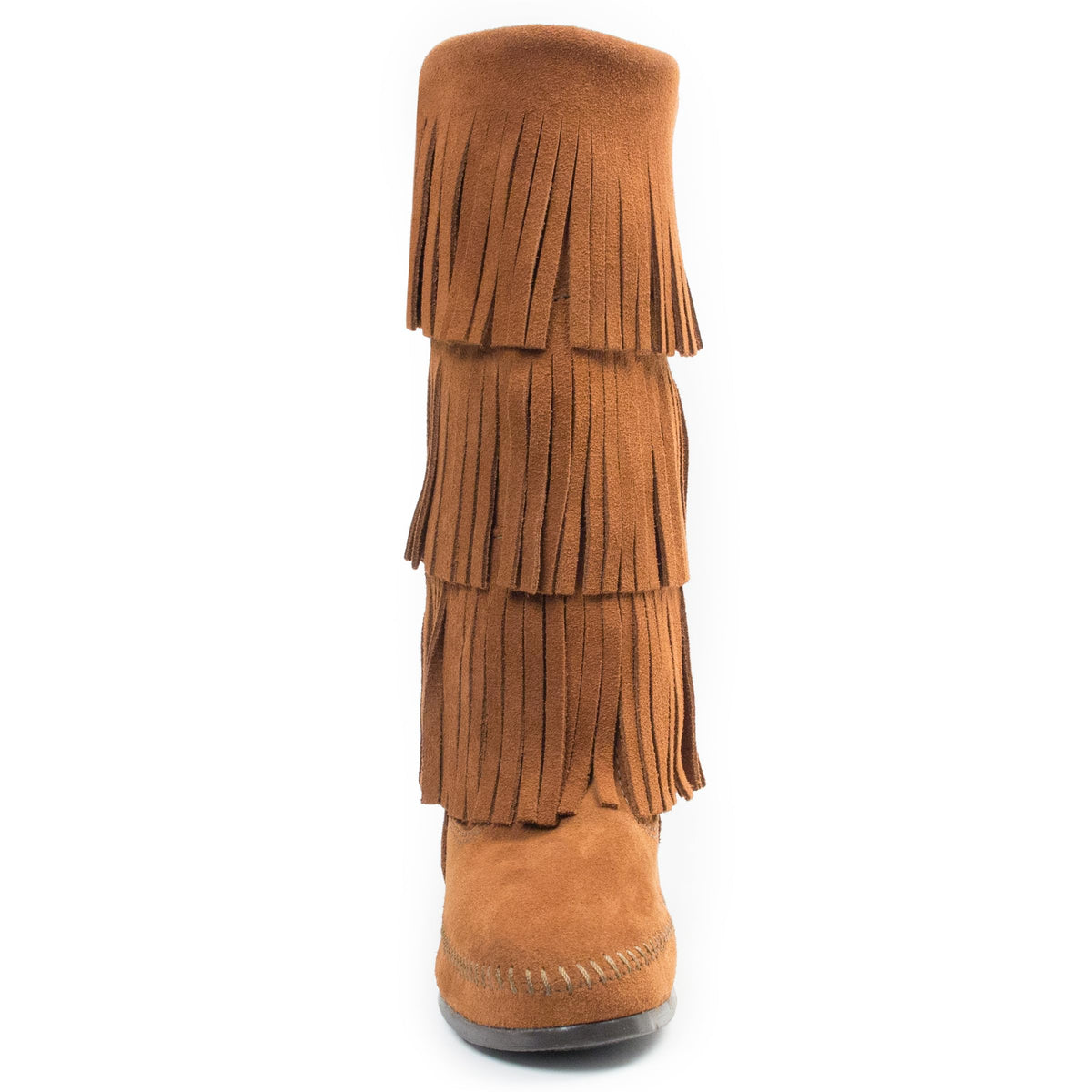 Minnetonka 3-Layer Fringe Boot Damen Langschaft Mokassin Boots