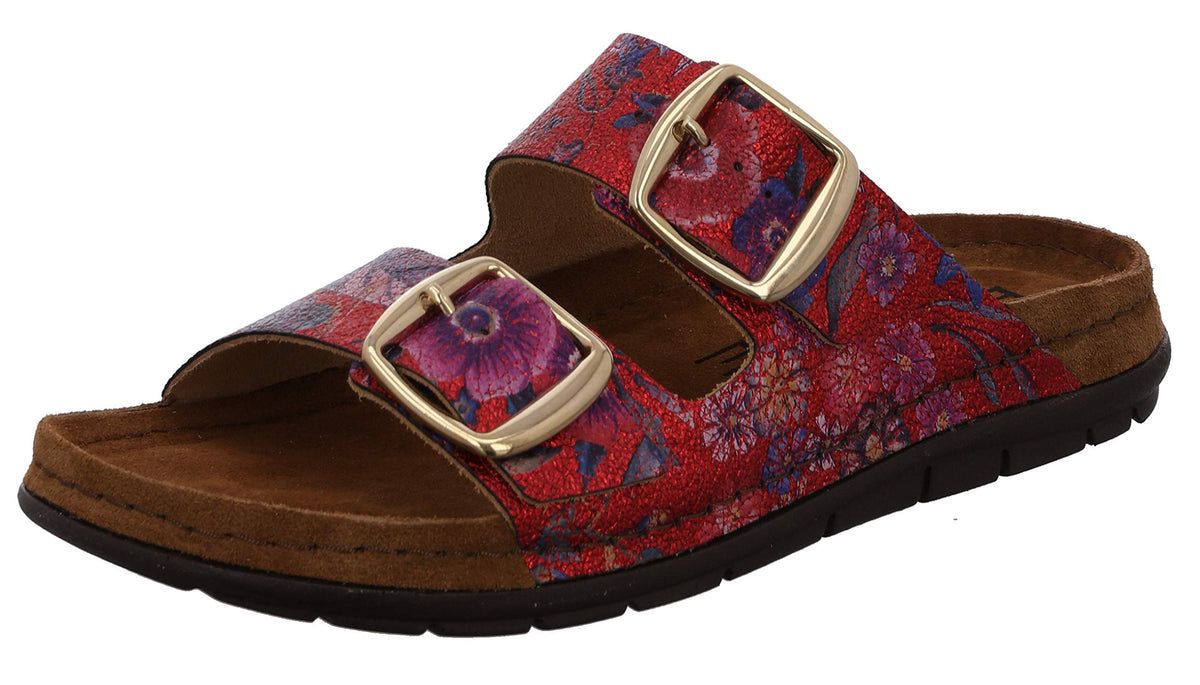 Rohde Rodigo 5864 Damen Schuhe Pantoletten Clogs, Größe:35 EU, Farbe:Rot