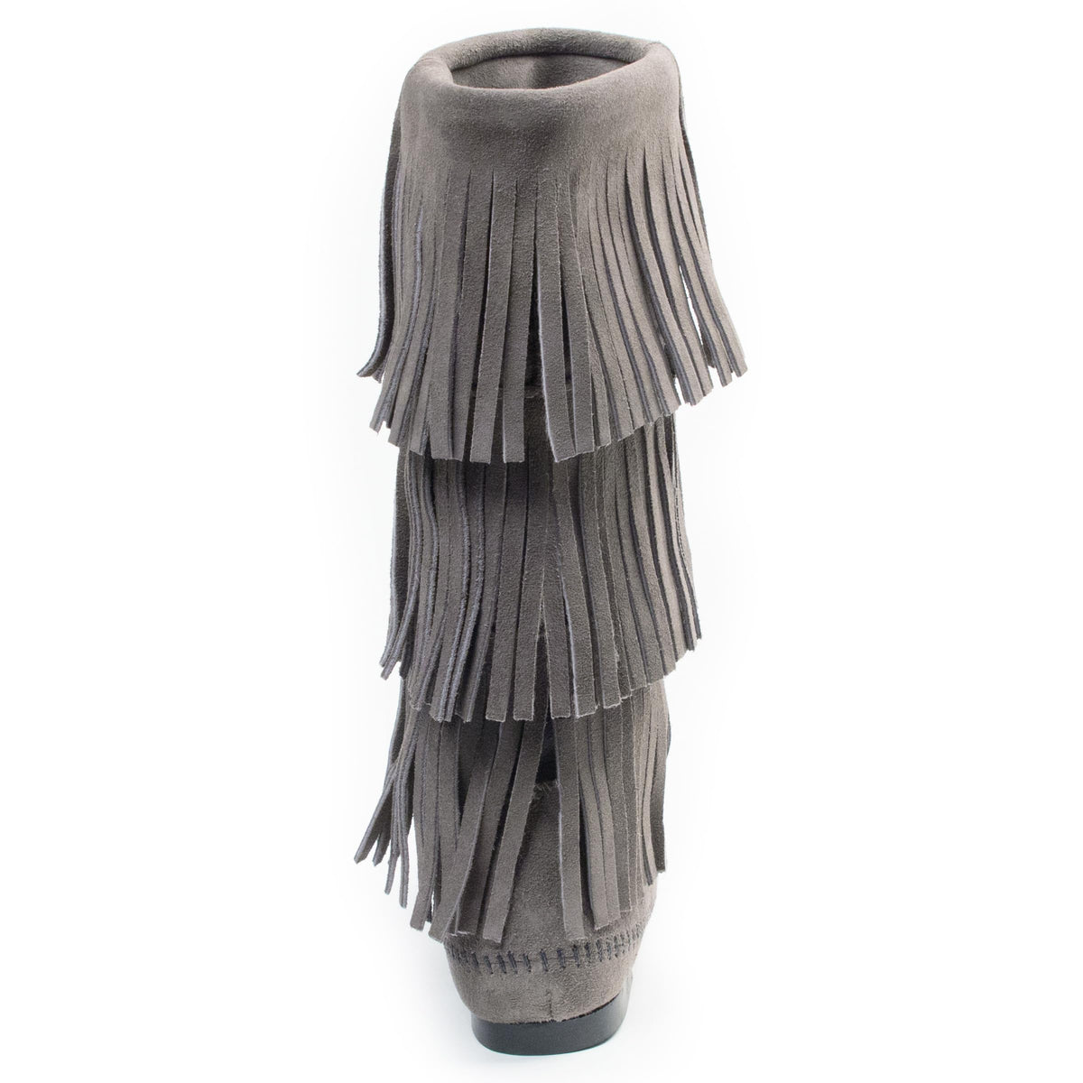 Minnetonka 3-Layer Fringe Boot Damen Langschaft Mokassin Boots