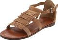 Minnetonka Maui, Damen Knöchelriemchen Sandalen, Beige (Taupe TPE), 38 EU