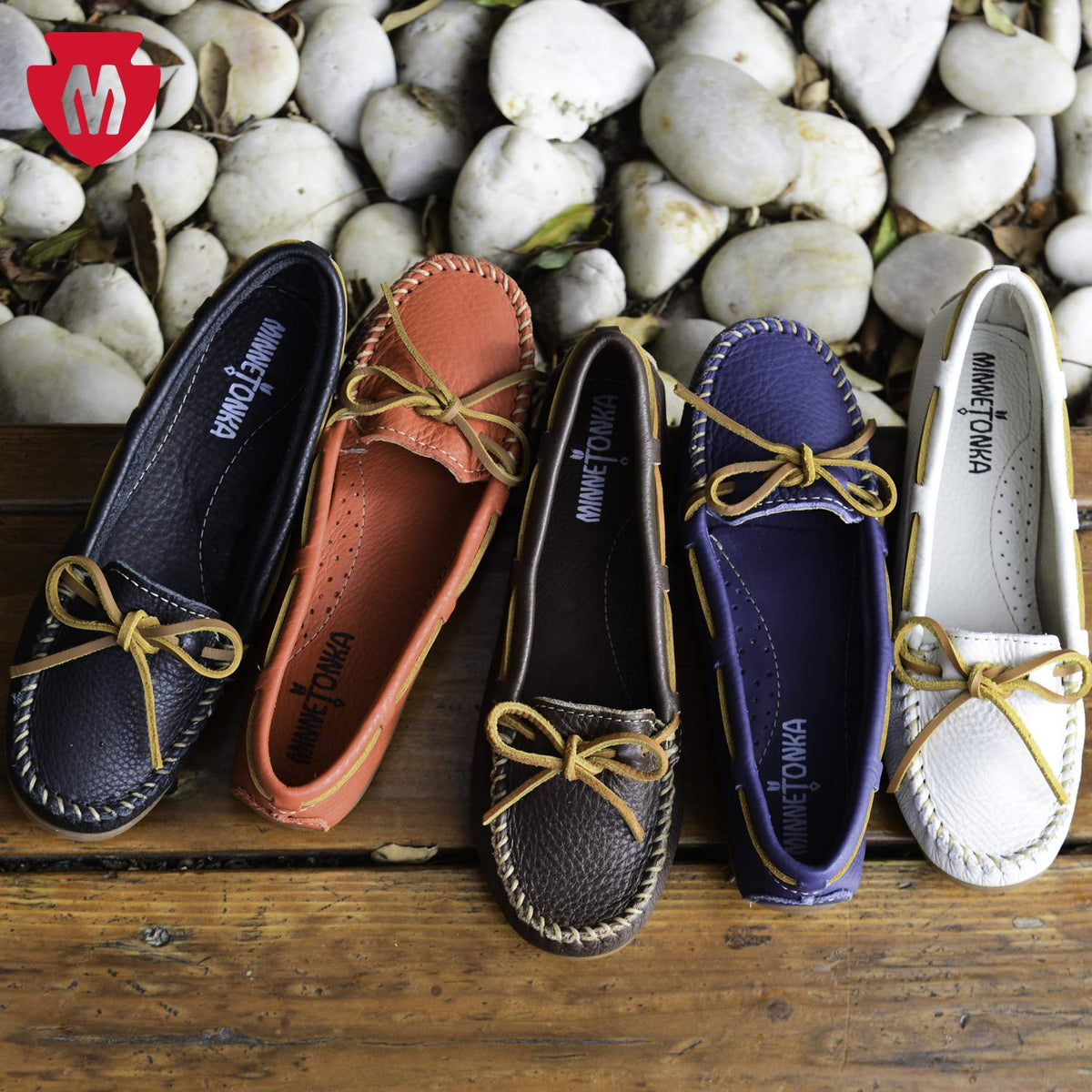 Minnetonka Damen Boat Moc Mokassin