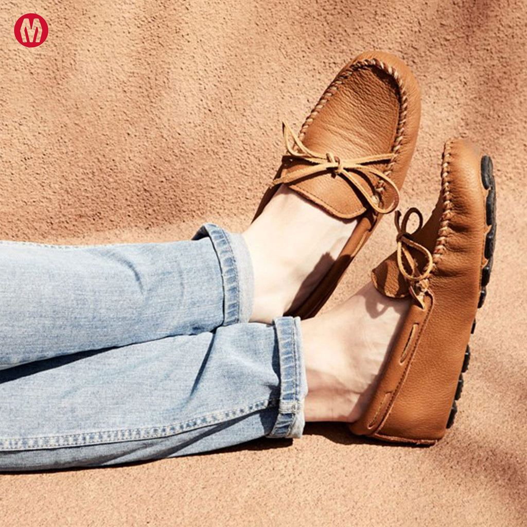Minnetonka Moosehide Moc 950, Herren Mokassins