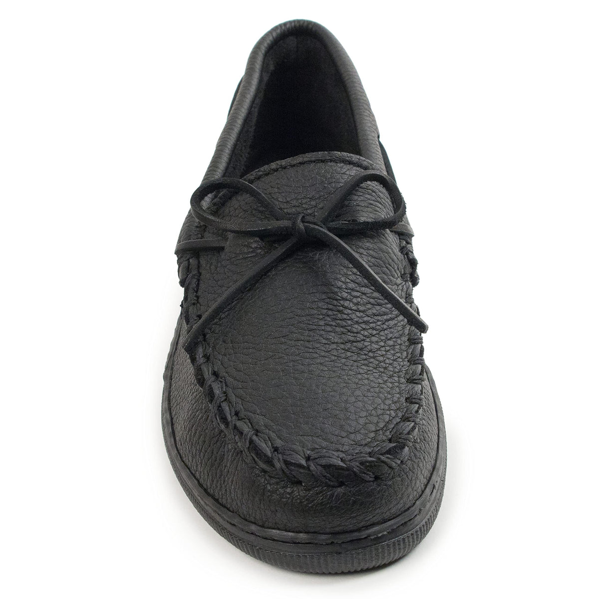 Minnetonka 899W Moosehide Classic, Herren Mokassin, Schwarz (Black), 40 EU