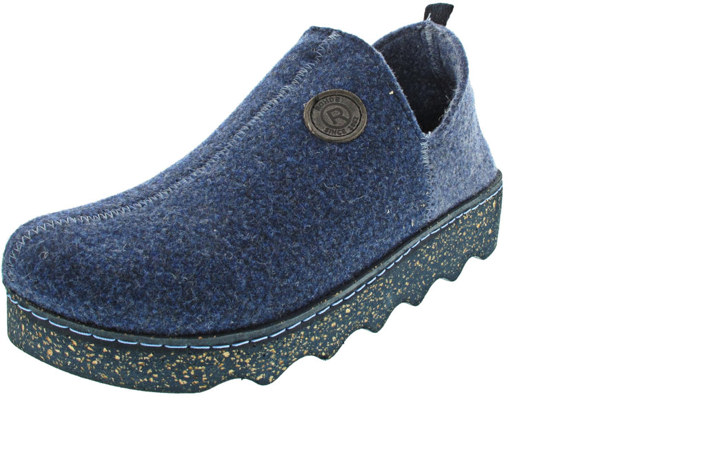 Rohde Damen Hausschuhe, blau(Ocean (56)), Gr. 36