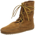 Minnetonka Damen Moto Tramper Mokassin Stiefel, Braun (Brown)