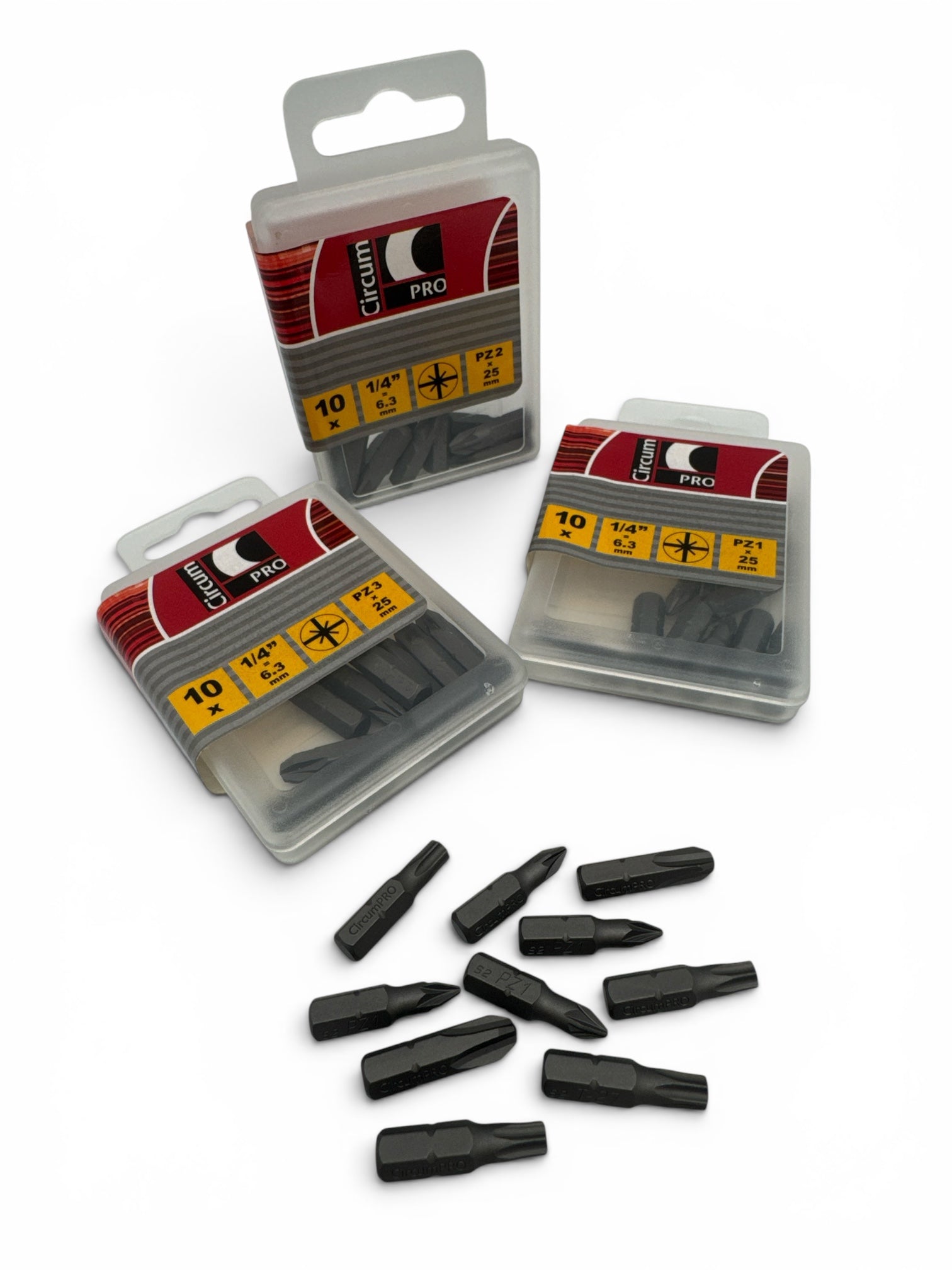 Circum Pro Bit 10er Pack Kreuz & Torx