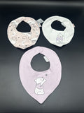 3x Winnie the Pooh Dreieckstücher Baby Lätzchen Sabberlatz Halstuch Spucktuch 